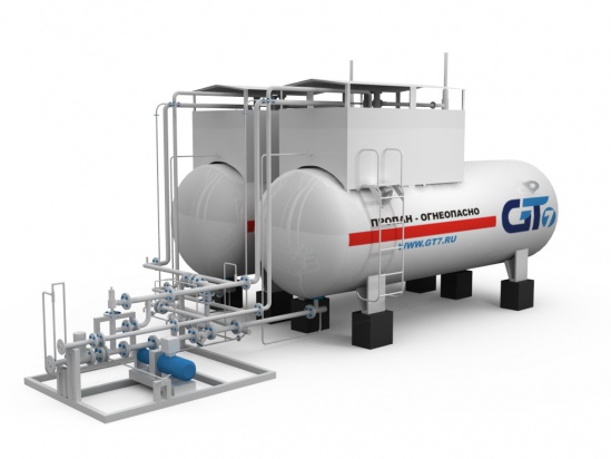 Technological system «KPM GT ND» 2x10, NSV 32 (GT7 production), connected to Fuel Dispenser Technological system «KPM GT ND» 2x10, NSV 32 (GT7 production), connected to Fuel Dispenser