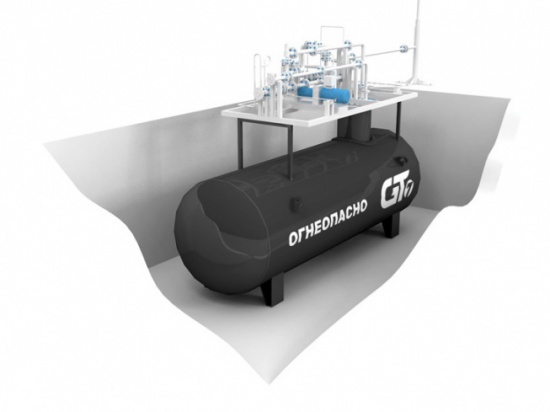 Technological system «KPM GT PD» 1x10, NSV 32 (GT7 production), connected to Fuel Dispenser Technological system «KPM GT PD» 1x10, NSV 32 (GT7 production), connected to Fuel Dispenser