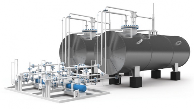 Technological system «KPM GT NO» 2x10, NSV 32, connected to Fuel Dispenser Technological system «KPM GT NO» 2x10, NSV 32, connected to Fuel Dispenser