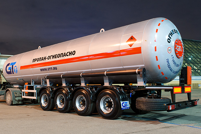 Газовоз ППЦТ-44 (магистральный) в норме весового контроля Газовоз ППЦТ-44 (магистральный) в норме весового контроля